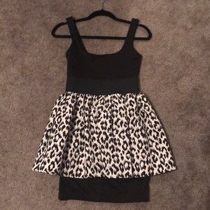 Black and leopard dress!